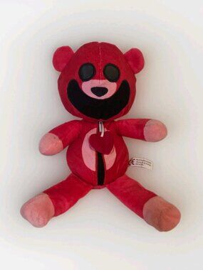 Poppy Playtime Smiling Critters Bobby Bearhug 12" Plush Red New without tags